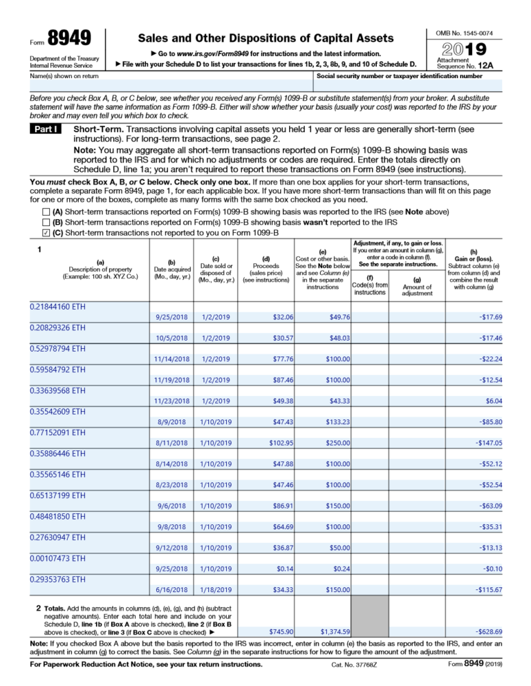 How To Claim Crypto Losses On Taxes?