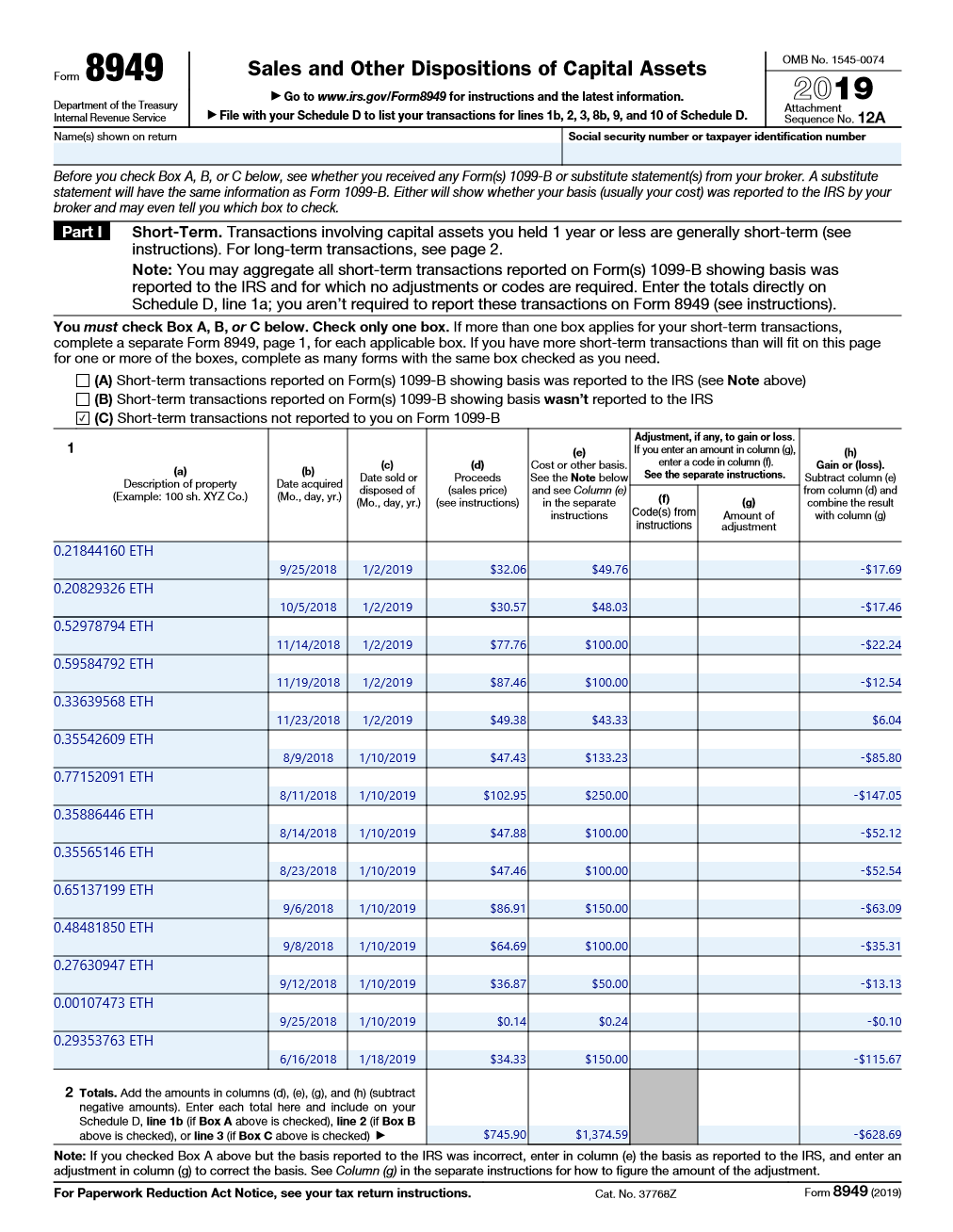 How To Claim Crypto Losses on Taxes?